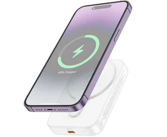 Портативное зарядное устройство Power Bank Hoco J117A Esteem PD20W с БЗУ 10 000 mAh White