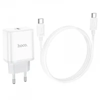 СЗУ Hoco C104A PD 20W Type-C to Type-C White