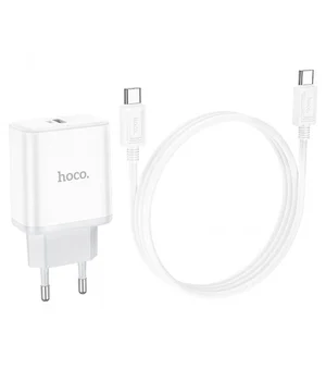 СЗУ Hoco C104A PD 20W Type-C to Type-C White СЗУ Hoco C104A PD 20W Type-C to Type-C White