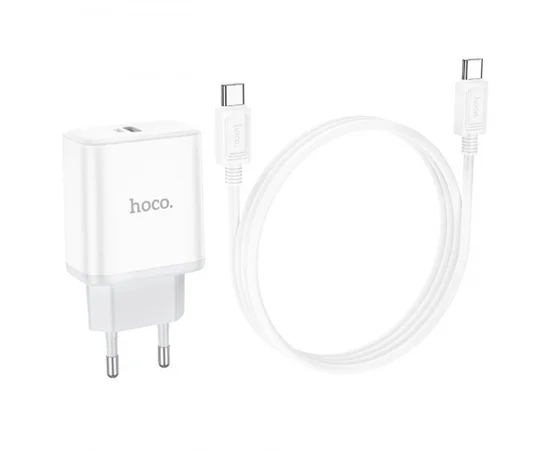 СЗУ Hoco C104A PD 20W Type-C to Type-C White