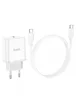 СЗУ Hoco C104A PD 20W Type-C to Type-C White
