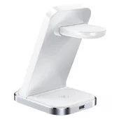 БЗУ Acefast E15 desktop 3-in-1 White