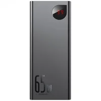 Портативное зарядное устройство Baseus Adaman Metal Digital Display QC 65W 20000mAh (PPIMDA-D) Black