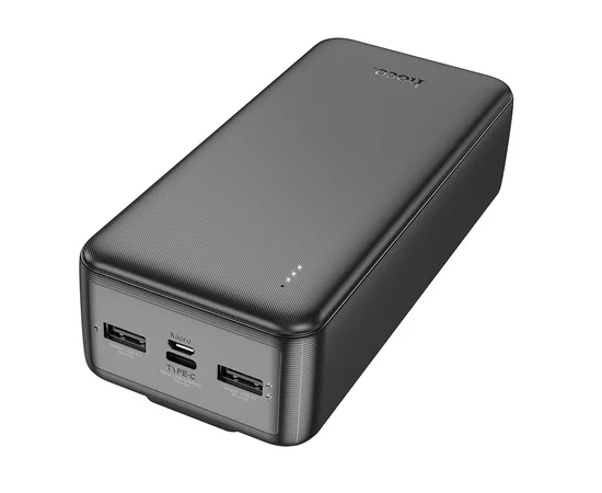 Портативное зарядное устройство Power Bank Hoco J118B Speed energy with cable 30 000 mAh Black