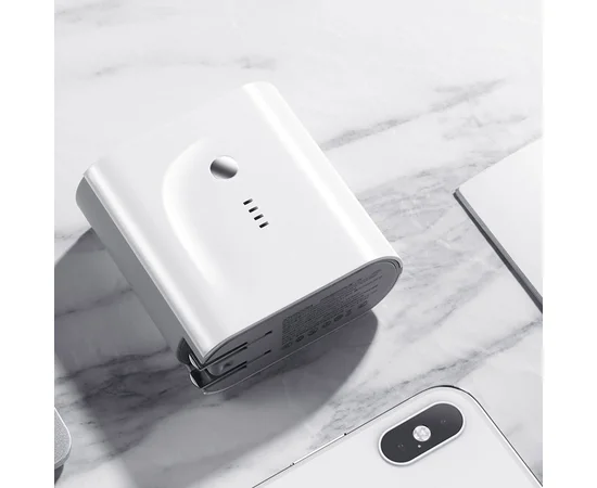 СЗУ + Power Bank Joyroom D-T189 (USB/Type-C) 5000 mAh Белый