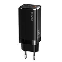 СЗУ USAMS CC110 GaN Mini Fast Charger EU Чорний