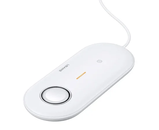 БЗУ Usams US-CD119 2in1 + Кабель Белый