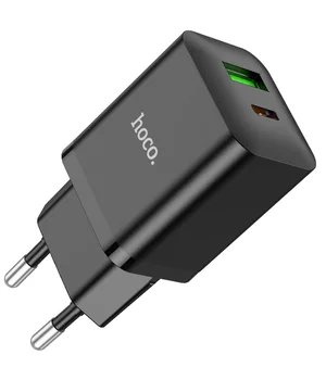 СЗУ Hoco N28 Founder 20W Type-C + USB Black СЗУ Hoco N28 Founder 20W Type-C + USB Black