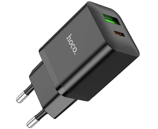 СЗУ Hoco N28 Founder 20W Type-C + USB Black