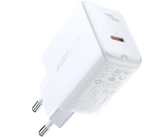 СЗУ Acefast A1 PD20W single USB-C White