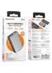 Портативное зарядное устройство Power Bank BOROFONE BJ40 Happy way 65W 15 000 mAh Metal gray