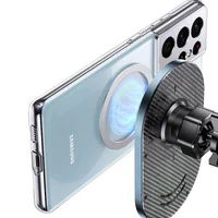 Автодержатель с БЗУ Usams US-CD170 15W Air Vent Grey