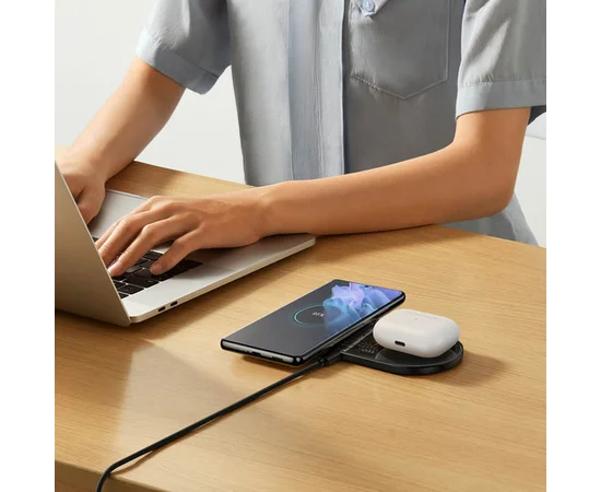 БЗУ Baseus Digital LED Display 2in1 20W Universal version (WXSX010101) Black