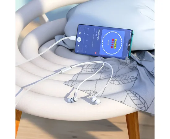 Стерео Наушники Hoco M86 Type-C White