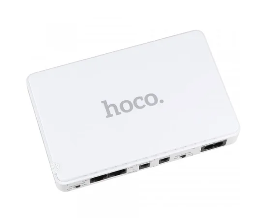 Источник бесперебойного питания Hoco DB25 Smart Mini UPS для роутеров 5V/9V/12V 8800 mAh White
