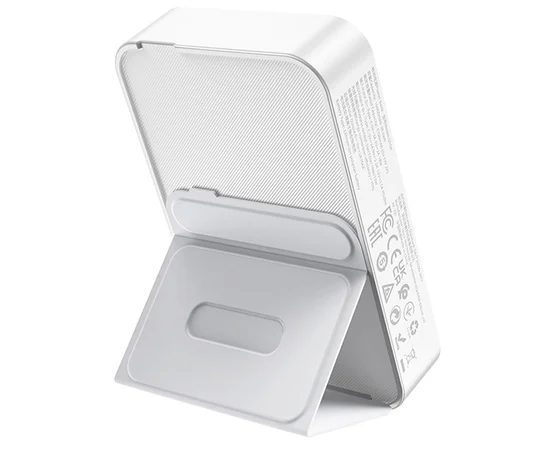 Портативное зарядное устройство Power Bank Hoco Q10A Transparent PD20W с БЗУ 10 000 mAh White