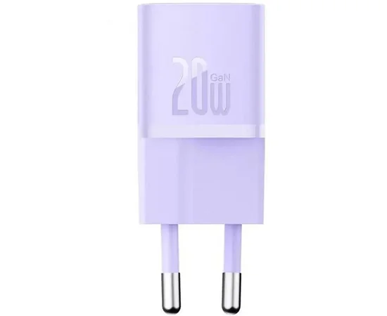 СЗУ Baseus GaN5 Fast Charger (mini) 1C 20W (CCGN05010) Purple