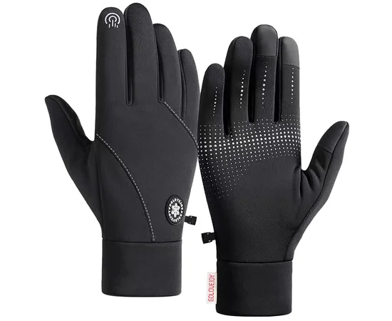 Перчатки сенсорные Golove joy (L) Snow Черный
