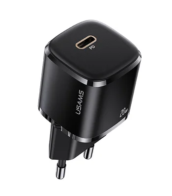 СЗУ Usams US-CC124 T36 20W Super Si (1Type-C/20W) Черный