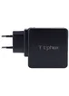 СЗУ PD адаптер T-phox (48W: PD 30W + USB QuickCharge QC 3.0 18W) Черный