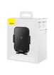 Автодержатель с БЗУ Baseus Halo Electric Wireless Charging Car Mount 15W (SUDD000001) Black