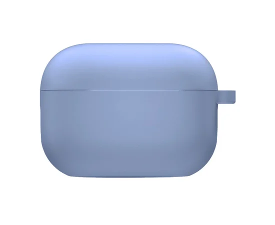 Силиконовый футляр с микрофиброй для наушников Airpods 3 Лиловый / Lilac Pride