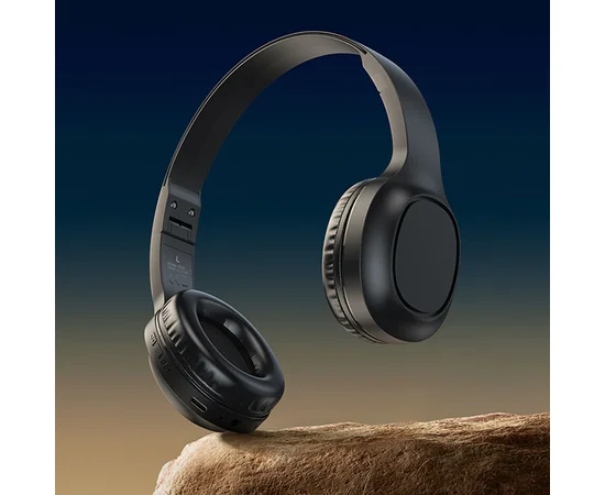 Накладные беспроводные наушники Hoco W46 Charm Black