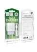 СЗУ Hoco C72Q QC3.0 (1USB/2A) + Type-C Белый