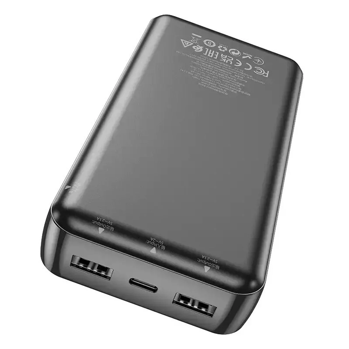 Портативний зарядний пристрій Power Bank Hoco J100A High-ranking 20000 mAh Чорний