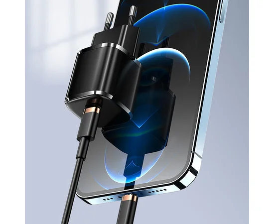 СЗУ Usams US-XFK T36 20W 1C Charger + US-SJ484 U63 20W PD Black