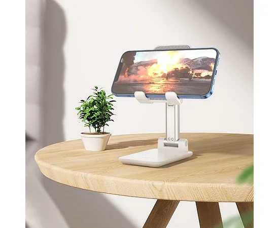 Подставка для телефона Borofone BH42 Lite Star folding desktop stand Белый