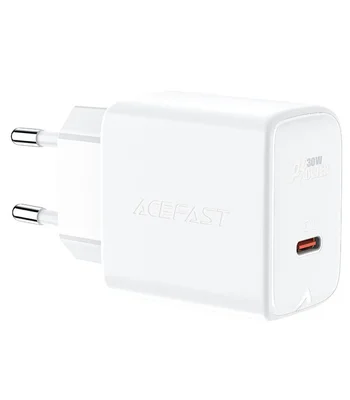 СЗУ Acefast A21 30W GaN single USB-C White