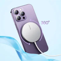 БЗУ Baseus Simple Mini3 Magnetic Wireless Charger 15W (CCJJ0400) Silver