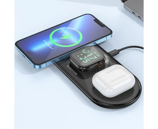 БЗУ BOROFONE BQ19 3in1 Черный