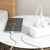 СЗУ Hoco C98A QC3.0 (1USB/18W) + USB to Type-C White