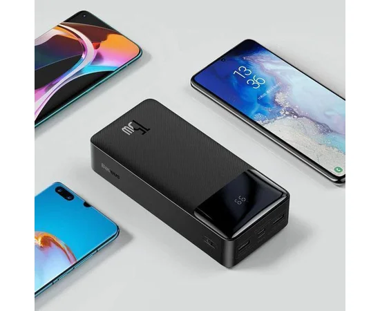 Портативное зарядное устройство Baseus Bipow Overseas 15W 30000mAh (PPBD050201) Black