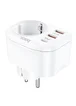 СЗУ Hoco NS3 Multifunctional PD20W (2USB/1Type-C/1xSocket) White