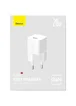 СЗУ Baseus GaN5 Fast Charger (mini) 1C 20W (CCGN05010) White