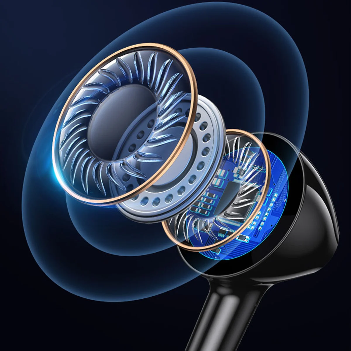 Наушники Usams US-SJ594 EP-47 с микрофоном (3.5mm/1.2m) Black