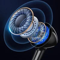 Наушники Usams US-SJ594 EP-47 с микрофоном (3.5mm/1.2m) Black