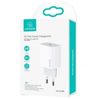 СЗУ Usams US-CC118 T34 PD 20W Белый