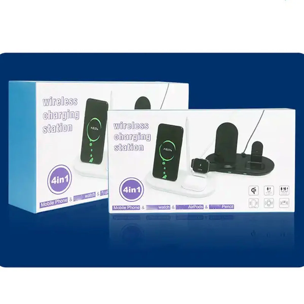 БЗУ + слот для Apple Pencil J887 4in1 Black