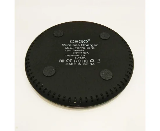 Беспроводное зарядное устройство CEGO Charger (N5) Черный