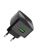 СЗУ Hoco C70A QC3.0 (1USB / 3A) Чорний