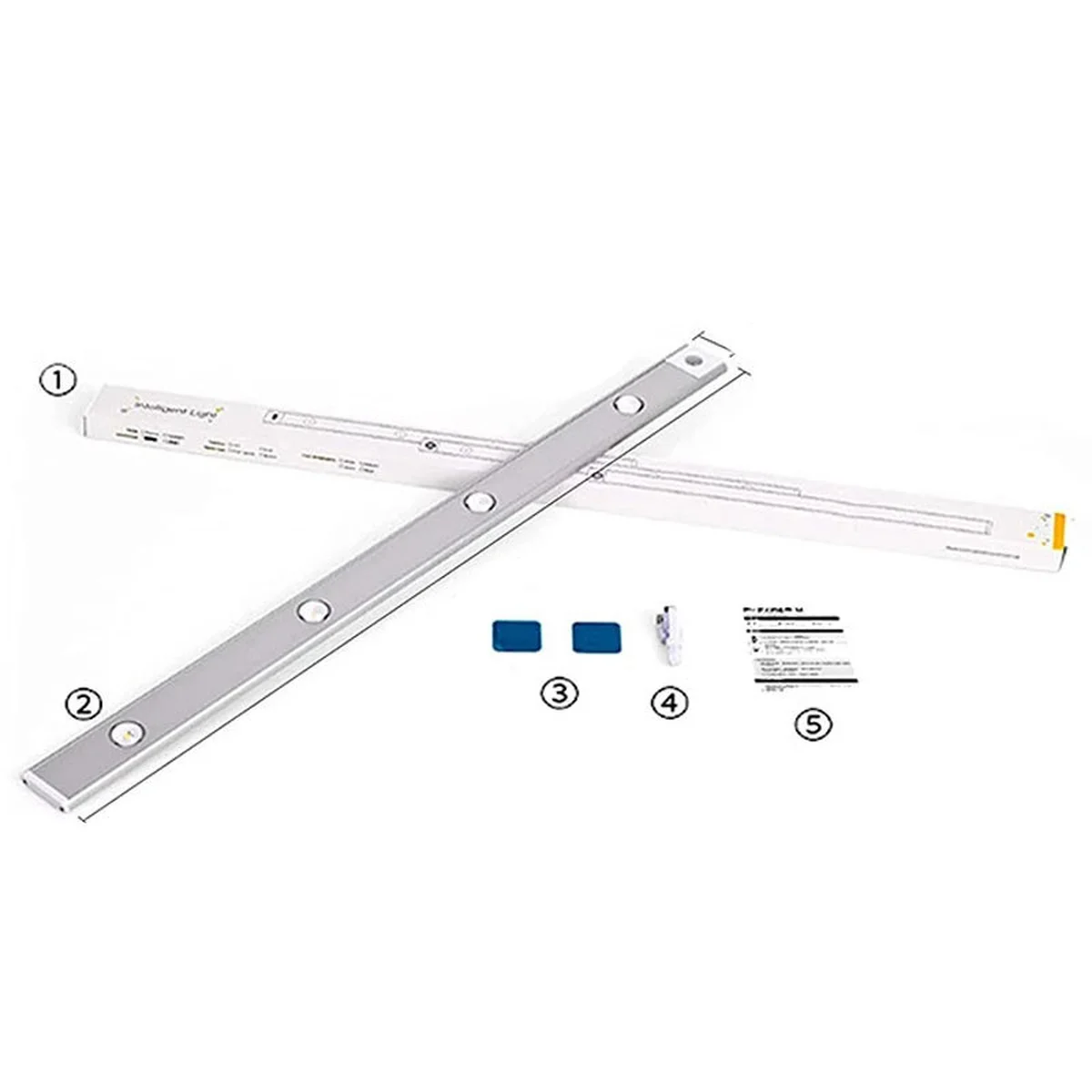 Сенсорний світильник LED з датчиком руху MZ-L1602 (40*10*600mm) White