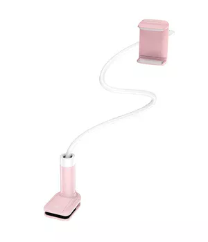 Держатель настольный Hoco PH23 Balu Pink white
