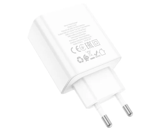 СЗУ Hoco C102A Fuerza QC3.0 White