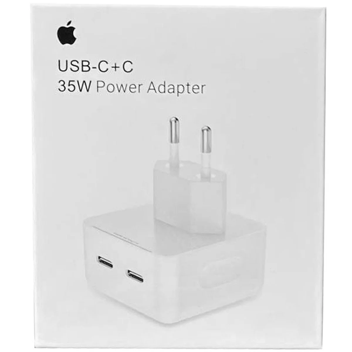 СЗУ для Apple 35W Dual USB-C Power Adapter (A) (box) Білий