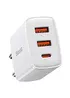 СЗУ Baseus Compact Quick Charger 30W QC+ PD (1Type-C + 2USB) (CCXJ-E) Білий