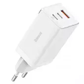СЗУ Baseus GaN5 Pro 65W 2Type-C+USB 100W EU (CCGP12020) White